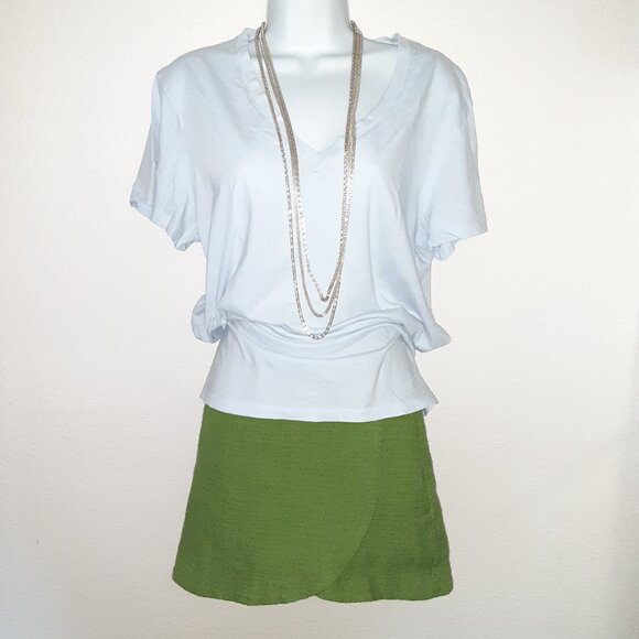 Abercrombie & Fitch Green Skort (Skirt w/shorts underneath) * 38" Waist * Sz XL - Picture 5 of 12